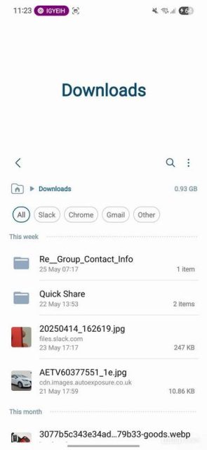 samsung myfiles OneUI 8 