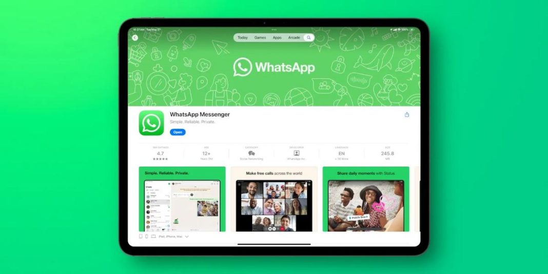 WhatsApp IpadOS