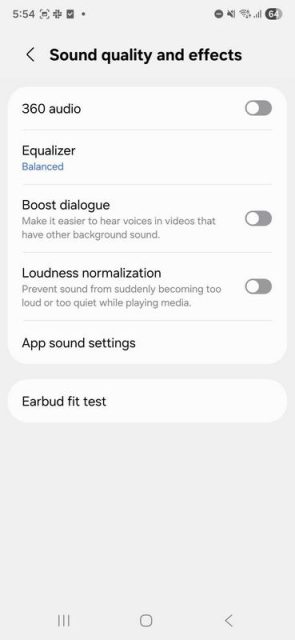 One UI 8 ρυθμίσεις ήχος