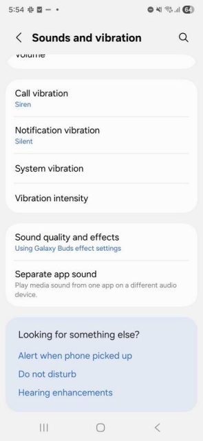One UI 8 ρυθμίσεις ήχος