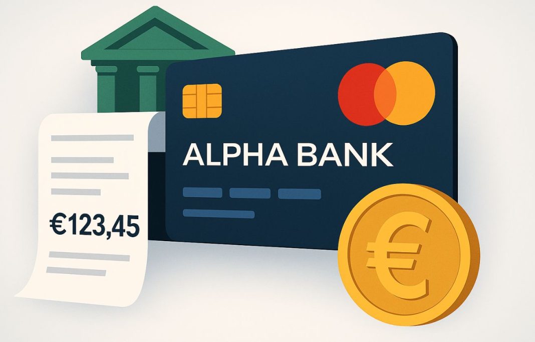 alpha bank χρέωση
