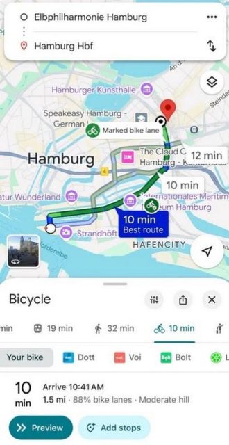 google maps Europe 1