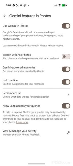 google photos AI search 