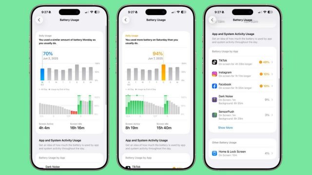 iOS 26 μπαταρία ρυθμίσεις 