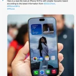 iPhone 18 Pro design