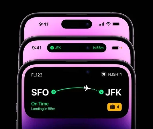 Dynamic Island iPhones