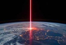 Γη laser μήνυμα