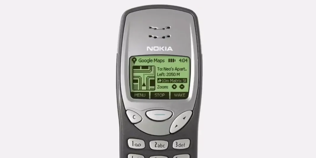 Nokia 3210 Google Maps