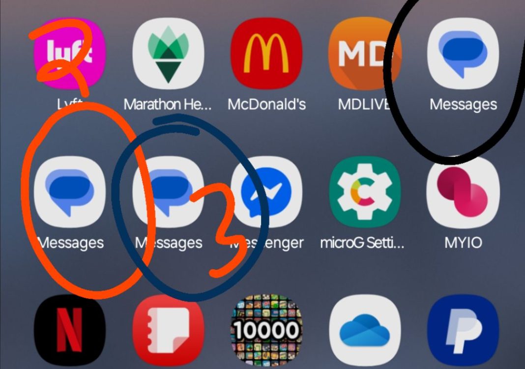 εφαρμογή SMS Samsung κινητά
