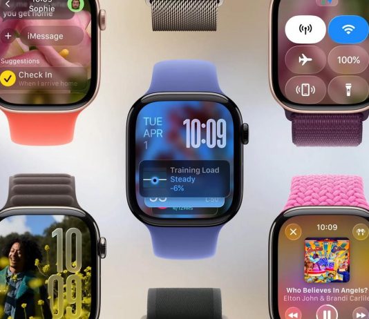 Apple watch liquid glass