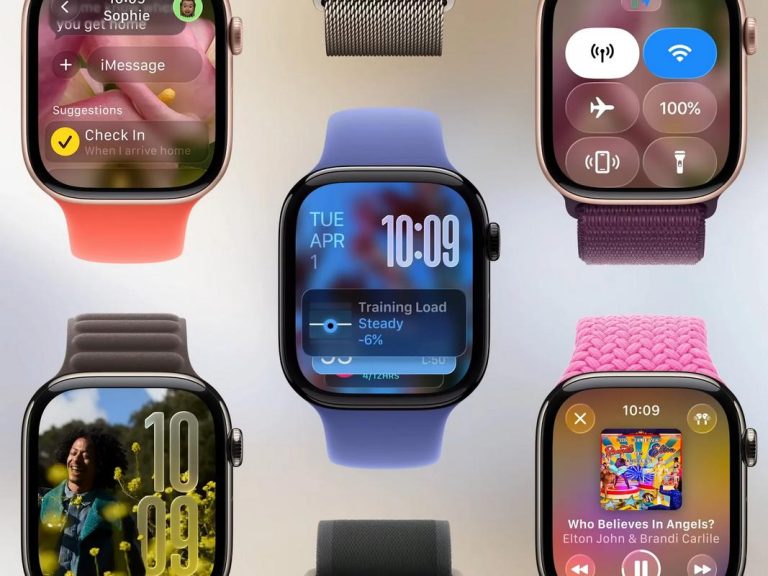 Apple watch liquid glass