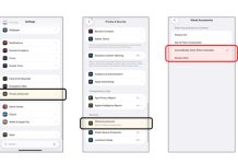 ρύθμιση iPhone