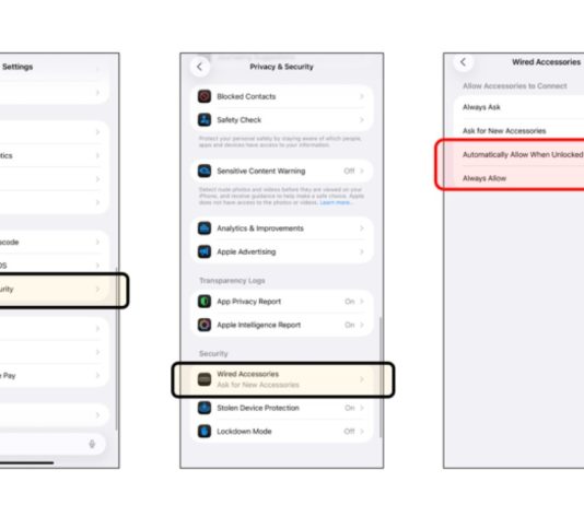 ρύθμιση iPhone