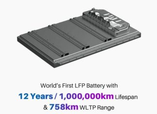 μπαταρία ηλεκτρικών 758 χιλιομέτρων