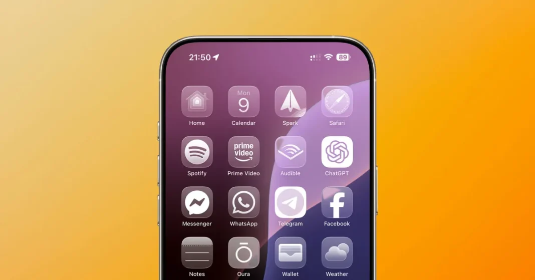 iOS 26 Liquid Glass