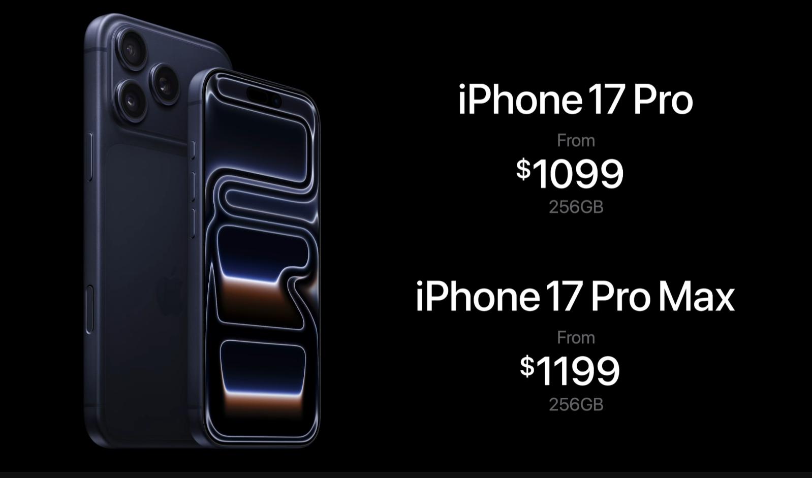 Η Apple ανακοίνωσε τa iPhone 17 Pro και 17 Pro Max από αλουμίνιο και μεγάλη μπαταρία