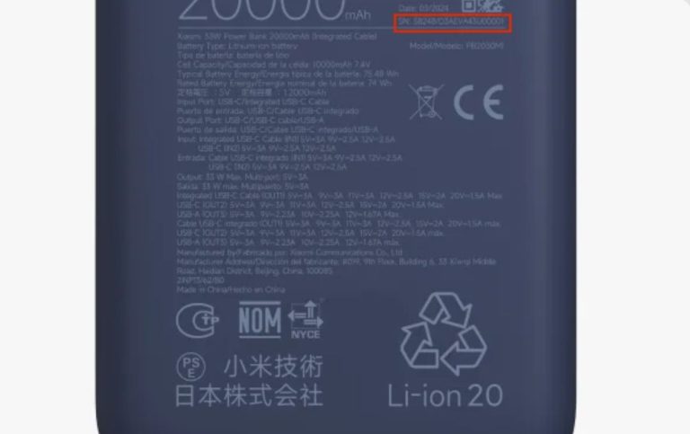 Xiaomi 33W Power Bank 20000mAh