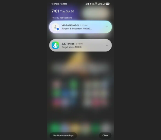 Αυτό είναι το νέο σύστημα ειδοποιήσεων των Samsung Galaxy smartphones Αυτό είναι το νέο σύστημα ειδοποιήσεων των Samsung Galaxy smartphones
