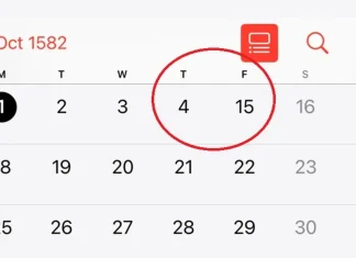 Οκτώβριο 1582