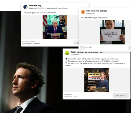 Η Meta βγάζει δισεκατομμύρια από διαφημίσεις απάτες σε Facebook, Instagram και WhatsApp