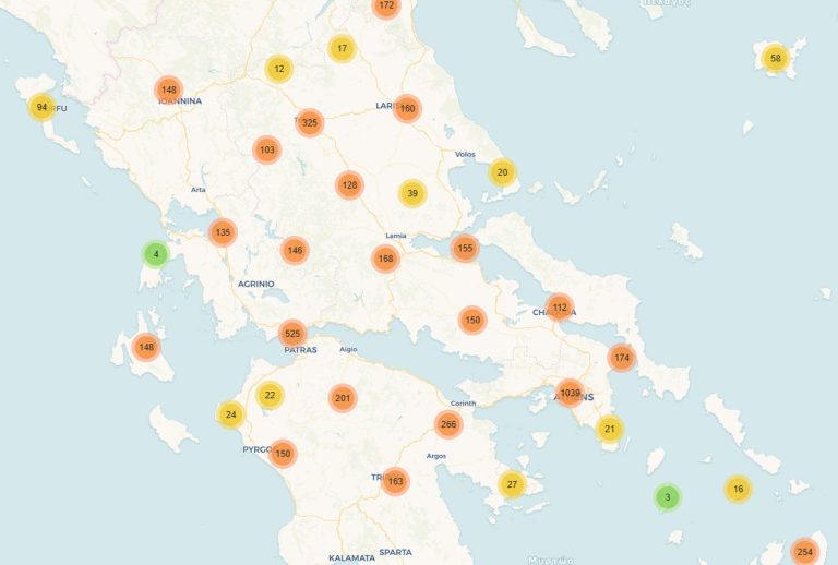χάρτης καταφύγια