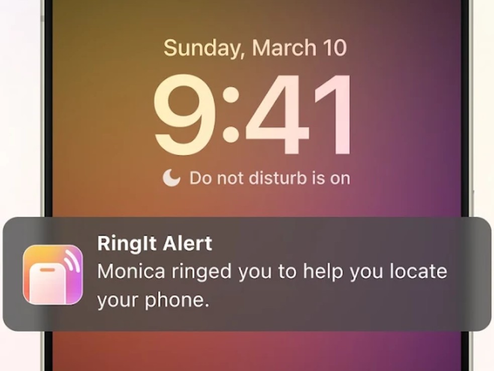 ringit Εύρεση συσκευής