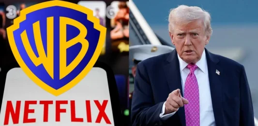 Ο Trump λέει πως αυτός θα αποφασίσει την εξαγορα της Warner Bros από το Netflix Trump Netflix