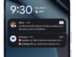 notification summaries