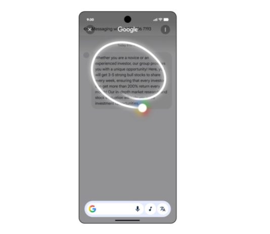 Να γιατί η Google θέλει πλέον να κυκλώνουμε τα μηνύματα στο Android