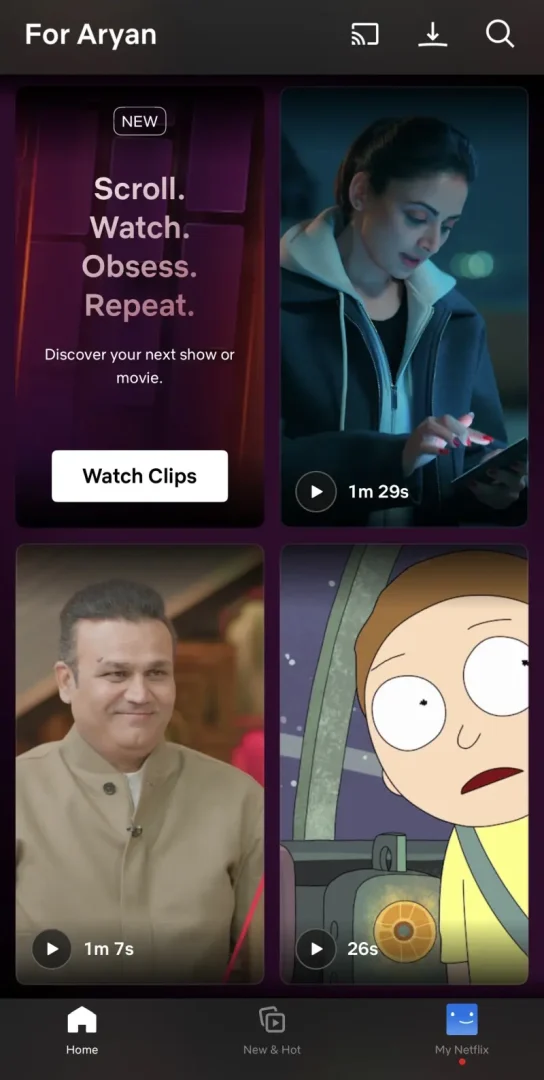 Netflix εφαρμογή