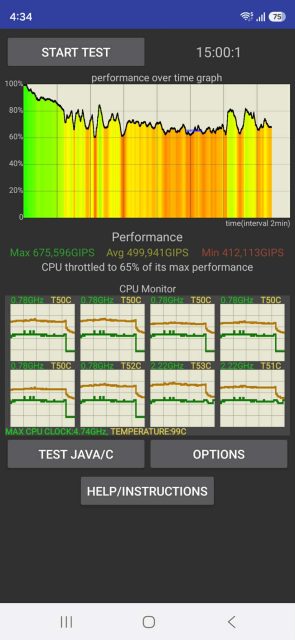 Galaxy S26 Ultra throttling