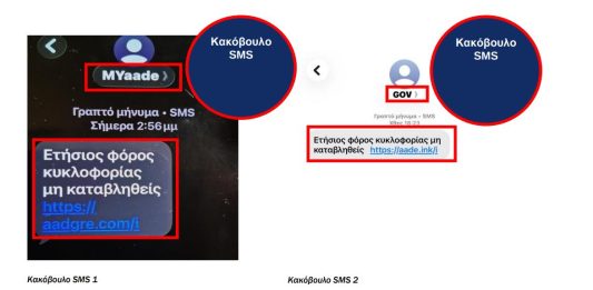 Αυτό είναι το ψεύτικο μήνυμα που κυκλοφορεί το τελευταίο διάστημα Απάτη SMS ΑΑΔΕ