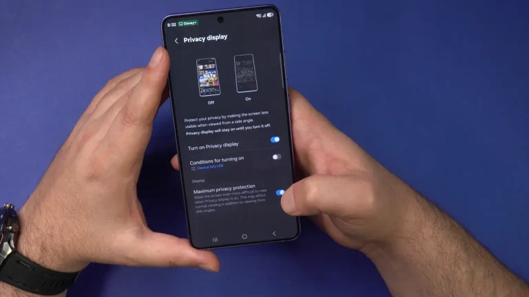 Privacy Display max