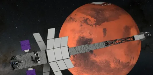 Το πρώτο πυρηνικό διαστημόπλοιο της NASA θα στείλει στον Άρη ελικόπτερα Skyfall σύντομα Reactor-1 (SR-1) Freedom Skyfall