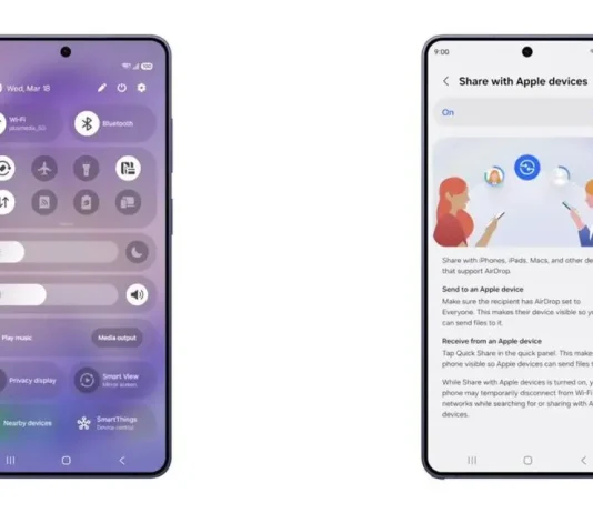 Samsung Galaxy s26 Airdrop