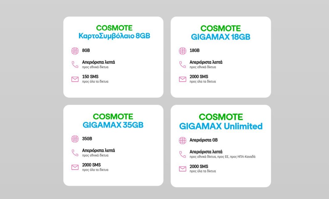 cosmote δωρεάν συσκευές μετατροπές