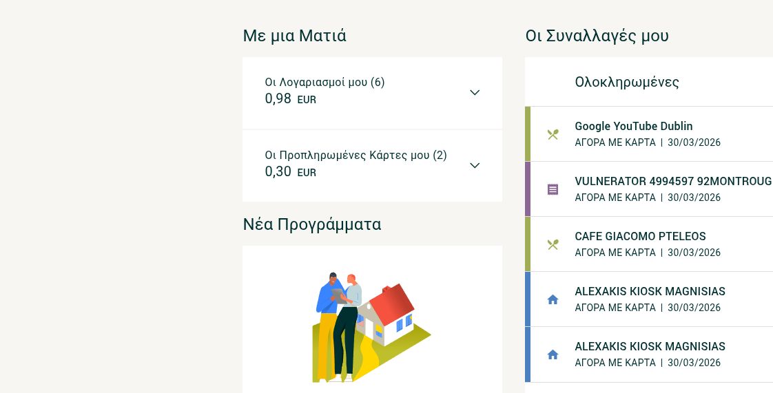 Τράπεζα Πειραιώς: Καμιά απολύτως χρέωση σε 6 λογαριασμούς