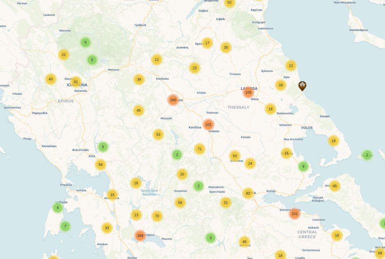 Χάρτης ασφαλών σημείων συγκέντρωσης