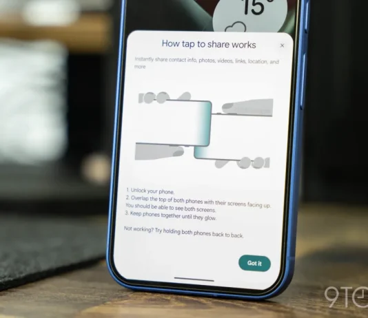 Το Android ετοιμάζεται να φέρει το Tap to Share! Αποστολή αρχείων και επαφών πολύ εύκολα Tap to Share