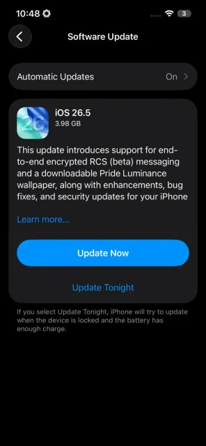 iOS 26.5