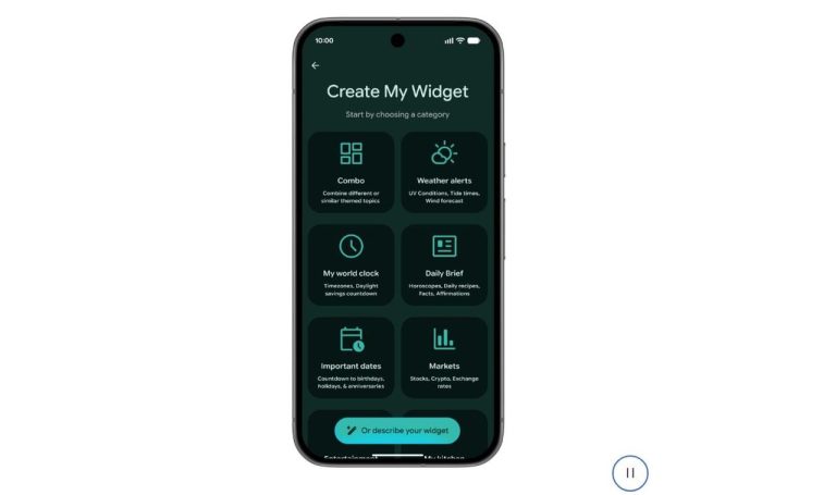 Create My Widget
