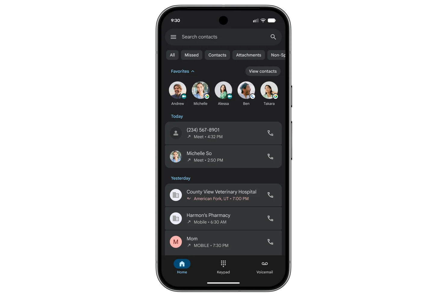 κλήσεις Android