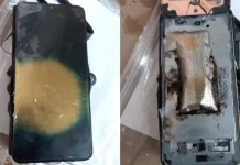 Άλλη μια συσκευή της Samsung πήρε φωτιά και έσκασε!