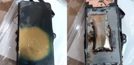 Άλλη μια συσκευή της Samsung πήρε φωτιά και έσκασε!