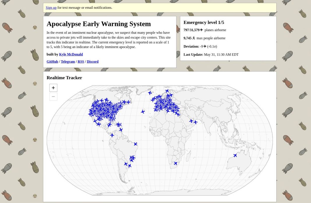 apocalypse early warning system