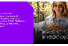 Nova: Απεριόριστη ομιλία, 500SMS και 44GB internet/μήνα με 15 ευρώ