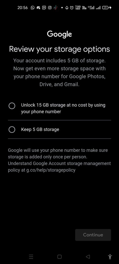 Google: Τέλος τα 15GB δωρεάν χώρου χωρίς κινητό τηλέφωνο