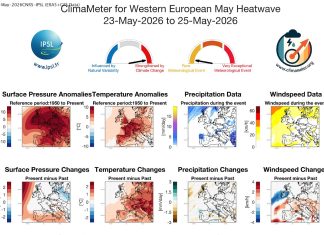 High temperatures in the May 2026 Western European heatwave exacerbated by human-driven climate change