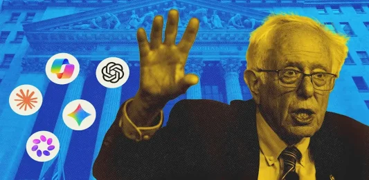 O γερουσιαστής Bernie Sanders πιστεύει πως οι εταιρείες τεχνητής νοημοσύνης πρέπει να σας πληρώνουν χιλιάδες Sanders τεχνητή νοημοσύνη