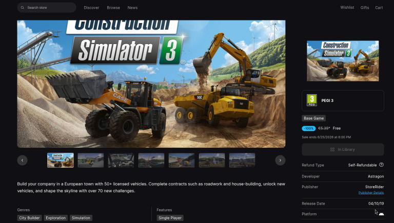 Construction Simulator 3 στο Android